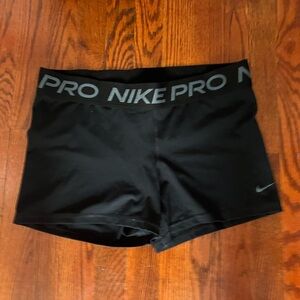 Nike pro spandex activewear 3” shorts